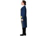 Déguisement Prince Homme Adulte, Costume de Caractère de Conte de Fées Bleu, Taille XS-S, Polyester