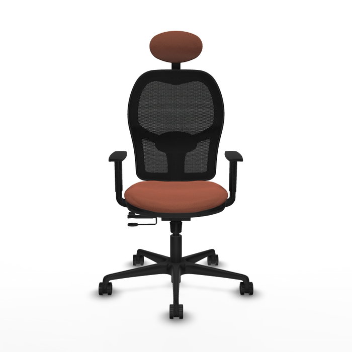 Piqueras Y Crespo Chaise de bureau Jorquera, Marron et Noir