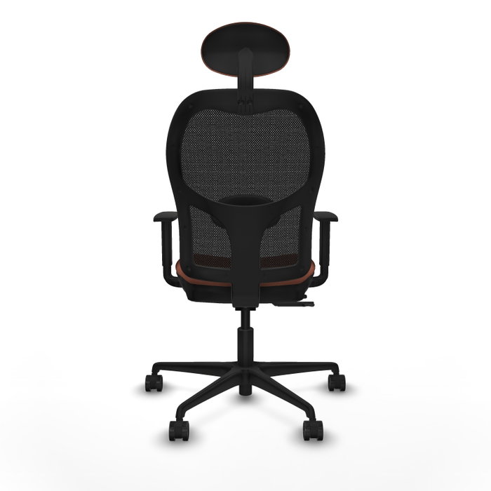 Piqueras Y Crespo Chaise de bureau Jorquera, Marron et Noir