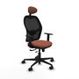 Piqueras Y Crespo Chaise de bureau Jorquera, Marron et Noir