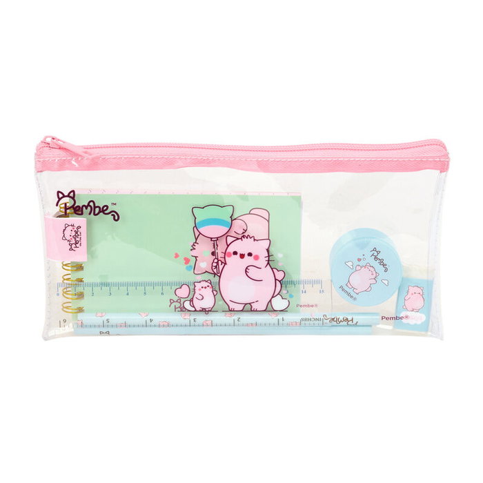 Fourre-tout Pembe The pink cat Multicouleur 22,5 x 10,5 x 1 cm Fourre-tout Pembe The pink cat Multicouleur 22,5 x 10,5 x 1 cm