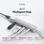 Hub USB Linq Byelements LQ49061 Blanc Gris