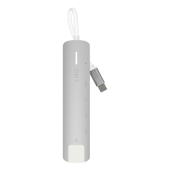 Hub USB Linq Byelements LQ49061 Blanc Gris