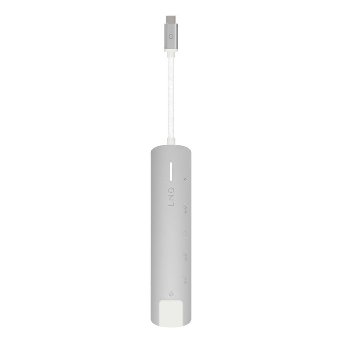 Hub USB Linq Byelements LQ49061 Blanc Gris