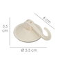 ORYX Crochet Oryx ventouse à levier 54 mm (blister de 2 unités)