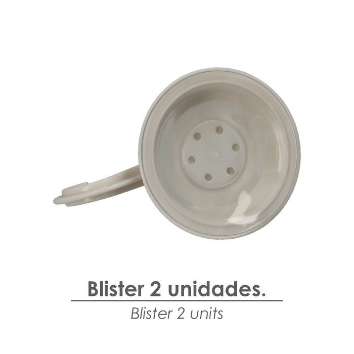 ORYX Crochet Oryx ventouse à levier 54 mm (blister de 2 unités)