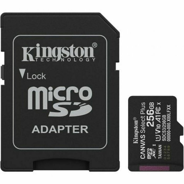 Carte Mémoire Micro SD avec Adaptateur Kingston SDCS3/256GB