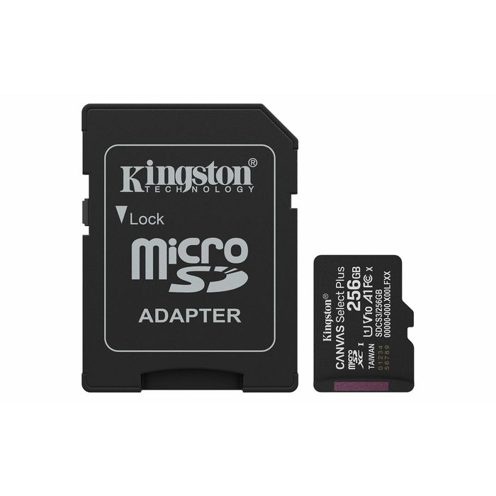 Carte Mémoire Micro SD avec Adaptateur Kingston SDCS3/256GB