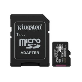 Carte Mémoire Micro SD avec Adaptateur Kingston SDCS3/256GB 256 GB