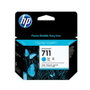 HP Lot de 3 Cartouches d'Encre Cyan 711 CZ134A