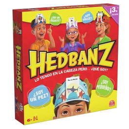 Spin Master Jeu de société Hedbanz 6074050 – Devinettes, dès 6 ans, multilingue