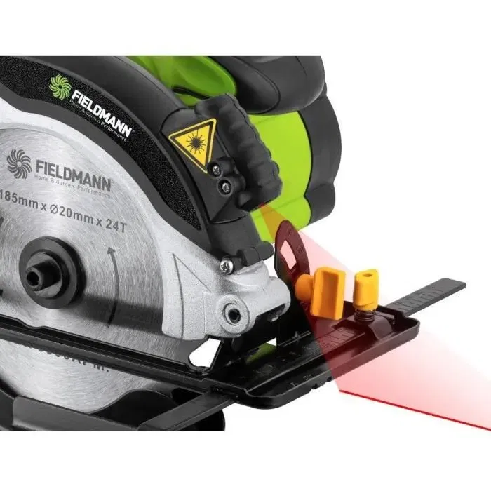 Fieldmann FDK 201302-E Scie circulaire 185 mm 1300W 230V, vitesse 4500 rpm, capacité de coupe 45 mm à 90° Fieldmann FDK 201302-E Scie circulaire 185 mm 1300W 230V, vitesse 4500 rpm, capacité de coupe 45 mm à 90°