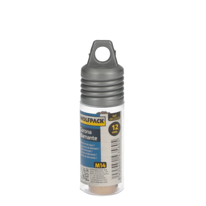 WOLFPACK LINEA PROFESIONAL Couronne Diamante M14 Ø 12 mm WOLFPACK LINEA PROFESIONAL Couronne Diamante M14 Ø 12 mm