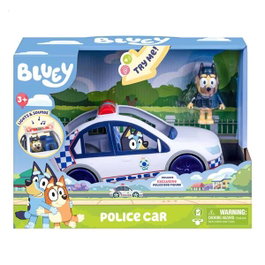 Moose Bluey Coche de policía avec lumières et sons 30,50x22,90x13,50 cm Voiture jouet pour enfants dès 3 ans