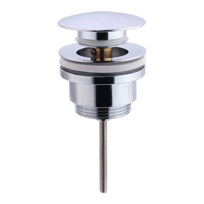 Verhal Válvula clic-clac Grande avec Vis 1 ¼ pouce Ø66 x 65mm Laiton Chromé Lavabo Bidet Verhal Válvula clic-clac Grande avec Vis 1 ¼ pouce Ø66 x 65mm Laiton Chromé Lavabo Bidet