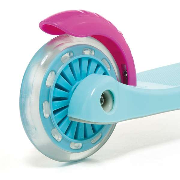 Molto Patinette maxi scooter pour enfant rose 3 roues avec lumières 56 cm - Âge conseillé : 3 ans et plus