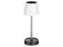 Giftdecor Lampe de Table Télescopique Noire en Plastique avec Batterie 800mAh 11x26,5x11 cm (Set de 12)