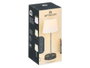 Giftdecor Lampe de Table Télescopique Noire en Plastique avec Batterie 800mAh 11x26,5x11 cm (Set de 12)