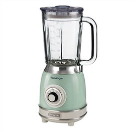 Ariete 583/04 Batidora de vaso Vintage - Blender à verre rétro, 4 lames acier, 4 vitesses, vert