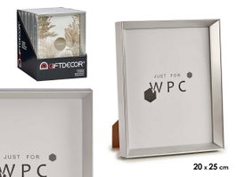 GIFTDECOR Cadre photo en plastique Plata 20x25cm Lot de 24