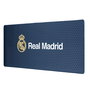 ERIK - Tapis de souris gaming Real Madrid - Dimensions 80x35 cm - Surface textile imperméable haute densité - Base caoutchouc anti-dérapante