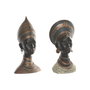 Home ESPRIT Figurine Décorative Africaine Marron (Lot de 2)