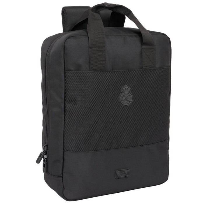 Real Madrid C.F. Sacoche pour Portable 13,3'' Premium Noir avec USB
