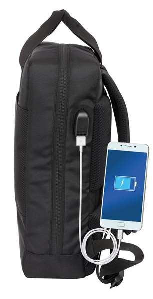 Safta Mochila Sac à dos pour ordinateur portable 13,3" + USB Real Madrid Premium (29 x 39 x 11 cm)