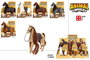 Color Baby Figurine Cheval 12 cm - Jouet pour Enfants dès 36 mois - Modèles Variés Aléatoires