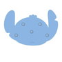 Cerdá Gamelle pour chien en silicone motif Stitch, 28 x 15 x 1,5 cm, Bleu
