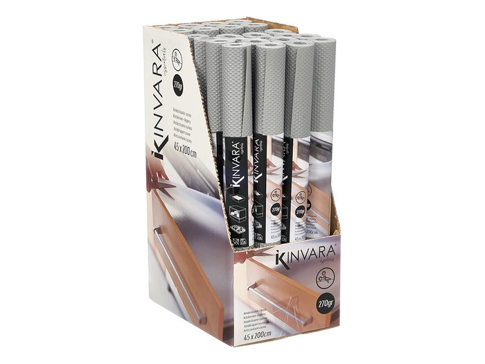 Kinvara Antidérapant 200x45 cm Gris EVA (Set de 24)