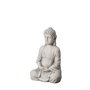 BigBuy Home Figurine Décorative Buda Ethnique Gris