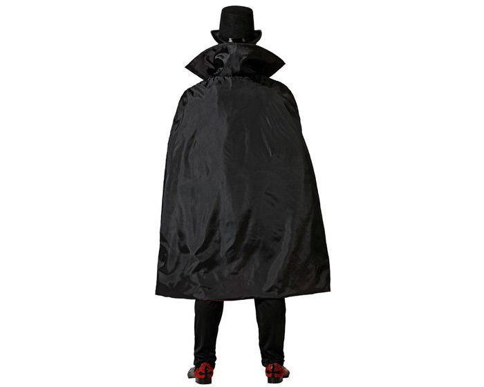Atosa Déguisement de Vampire Classique avec Cape Rouge et Gilet