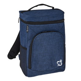 Marbueno 10156A Mochila Isotherme Poliester Bleu 37x27x19 cm pour Camping et Plage