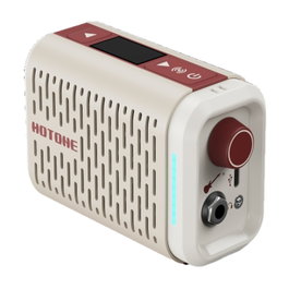 Hotone Pulze Mini Amplificateur Portable pour Guitare et Basse - Blanc