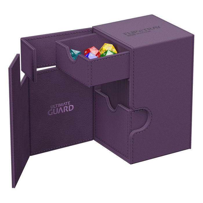 Ultimate Guard Flip'n'Tray 100+ Xenoskin - Purple Ultimate Guard Flip'n'Tray 100+ Xenoskin - Purple