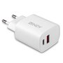 Lindy Chargeur USB double port Type-A et Type-C 20W Power Delivery avec charge rapide et sécurité