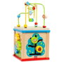 Molto - Cube d'activités en bois avec jeux éducatifs - Dimensions 19x17x17 cm - Jouet pour enfant à partir de 3 ans