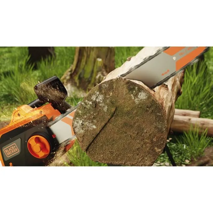 Black + Decker BECS2245-QS Tronçonneuse Électrique Filaire 2200W Longueur de Guide 45cm Vitesse Chaîne 14.5 m/s avec Frein de Chaîne et Lubrification Automatique Black + Decker BECS2245-QS Tronçonneuse Électrique Filaire 2200W Longueur de Guide 45cm Vitesse Chaîne 14.5 m/s avec Frein de Chaîne et Lubrification Automatique