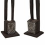 Ensemble de Figurines Alexandra House Living Marron Bois Ethnique 11 x 100 x 11 cm 2 Pièces