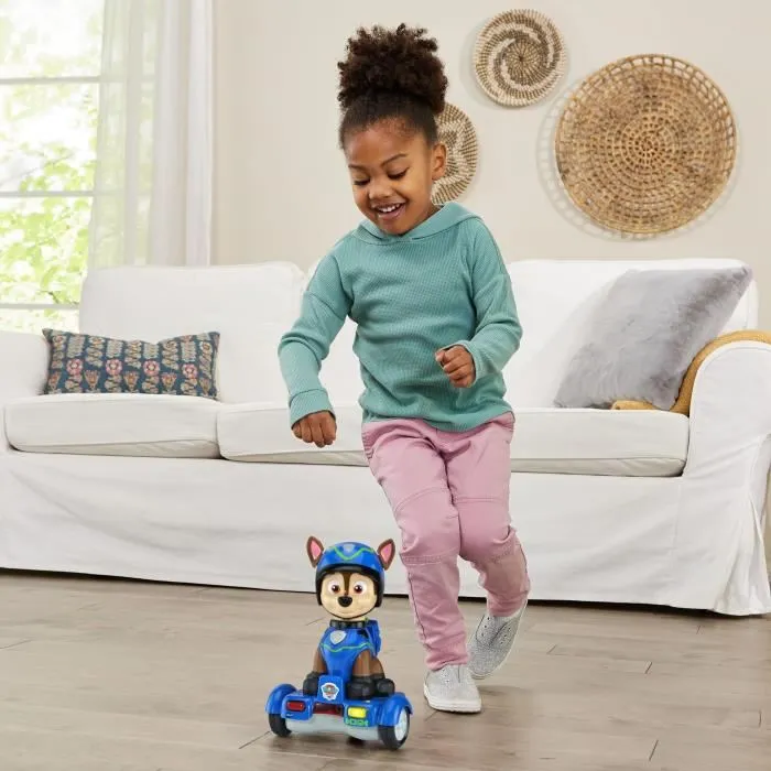VTech Pat Patrouille - Hoverboard interactif pour mission de Chase - Jeu enfant avec capteurs et 3 modes - Version française