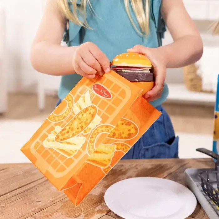 Melissa & Doug - Jeu d'imitation Grillade - Coffret avec 27 pièces - Aliments qui cuisent comme par magie - À partir de 3 ans