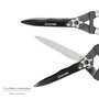 WOLFPACK LINEA PROFESIONAL Sécateur de haie à deux mains 54 cm avec manches en bois