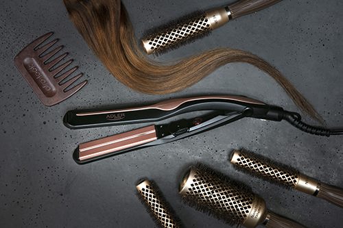 ADLER Lisseur cheveux 35W (max 120W) avec plaques céramiques