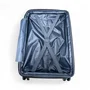 Swiss Fly Valise cabine avec compression sous vide - Bleu ciel