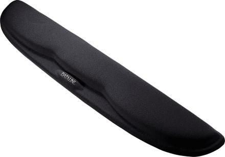 Esselte 555 - Repose-poignet ergonomique en gel et Lycra, noir, 35 x 145 mm, 700 g, pour confort de frappe