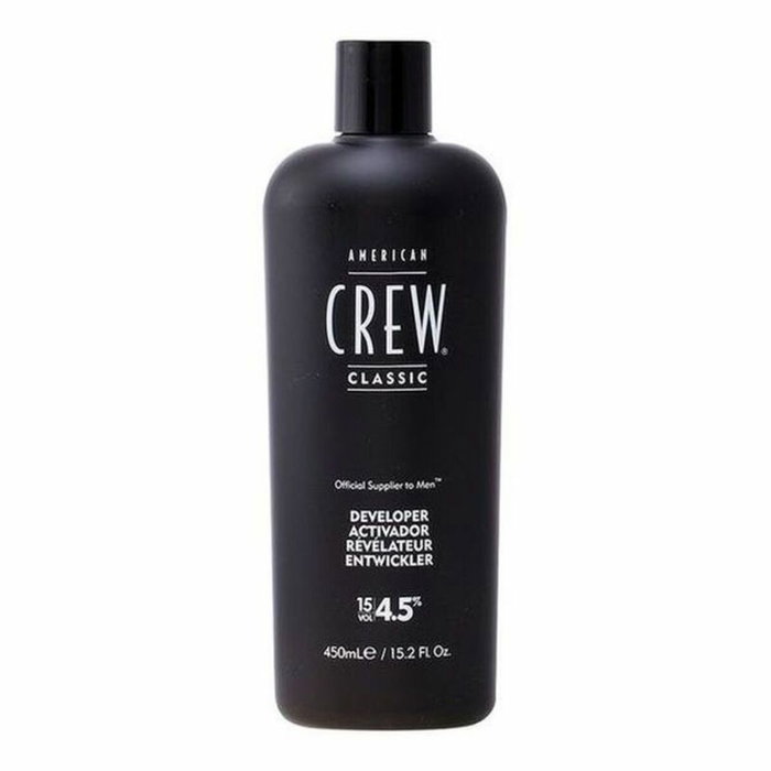 American Crew Activador Developer 15 Vol 4.5% - 500 ml - Colorant pour Homme Couvre-Cheveux Blancs en 5 Minutes American Crew Activador Developer 15 Vol 4.5% - 500 ml - Colorant pour Homme Couvre-Cheveux Blancs en 5 Minutes