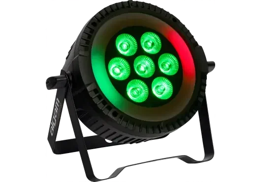 Algamlight PARWASH76-RING Projecteur LED 7x6W RGBW + Anneau LED RGB DMX Algamlight PARWASH76-RING Projecteur LED 7x6W RGBW + Anneau LED RGB DMX
