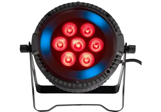 Algamlight PARWASH76-RING Projecteur LED 7x6W RGBW + Anneau LED RGB DMX Algamlight PARWASH76-RING Projecteur LED 7x6W RGBW + Anneau LED RGB DMX