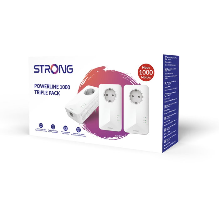 STRONG Adaptateur PLC STRONG POWERL1000TRIEUV2
